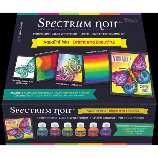 Crafter's Companion - Spectrum Noir Aquatints - Bright & Beautiful