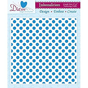 Crafter's Companion - 8"x8" Embossalicious Folder - Grande Dots(only A4 & bigger machines)