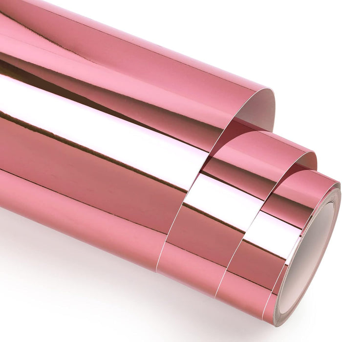 Grafitack Smooth Gloss Chrome-Rose Gold, Self Adhesive Vinyl 30cm X 1.2m