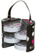 Creative Options - Four Tray Bead & Embellishment Tower - Black, Magenta and Silver