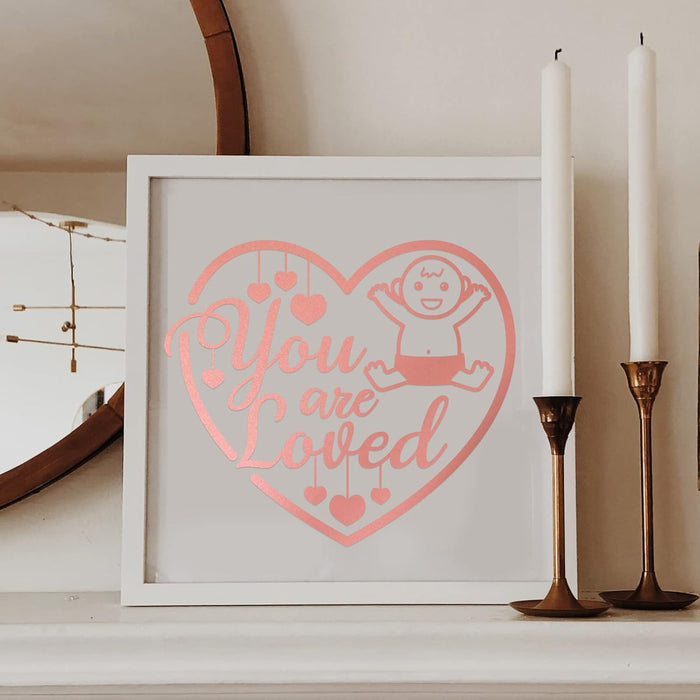 Grafitack Smooth Gloss Chrome-Rose Gold, Self Adhesive Vinyl 30cm X 1.2m