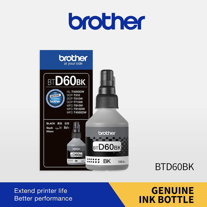 Brother BT-D60BK Black Ink Bottle