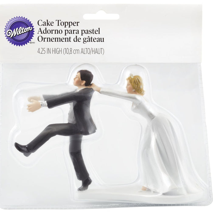 Wilton, Cake Topper - Wedding Couple 'Oh No You Don't'