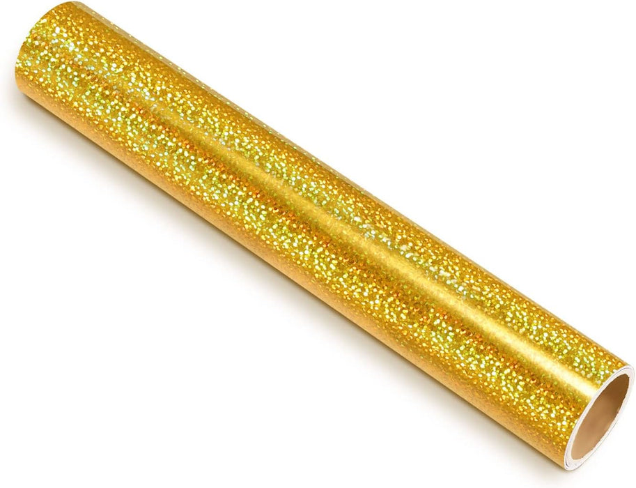 Grafitack Holographic Gold Metal Flake Self Adhesive Vinyl 30cm X 1.2m