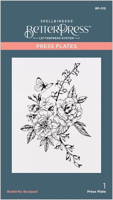 Spellbinders - Butterfly Bouquet Betterpress Plate