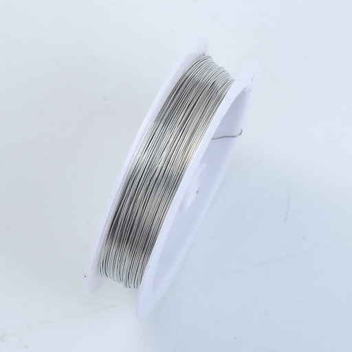 Doodles - Jewelry Making Colored Wire - 0.4mm - 26 Gauge - Silver