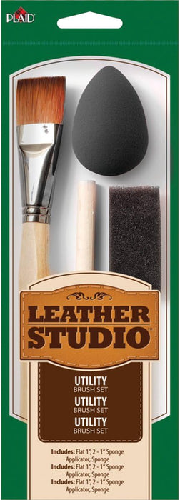 Plaid - Leather Studio - Utility Brush Set