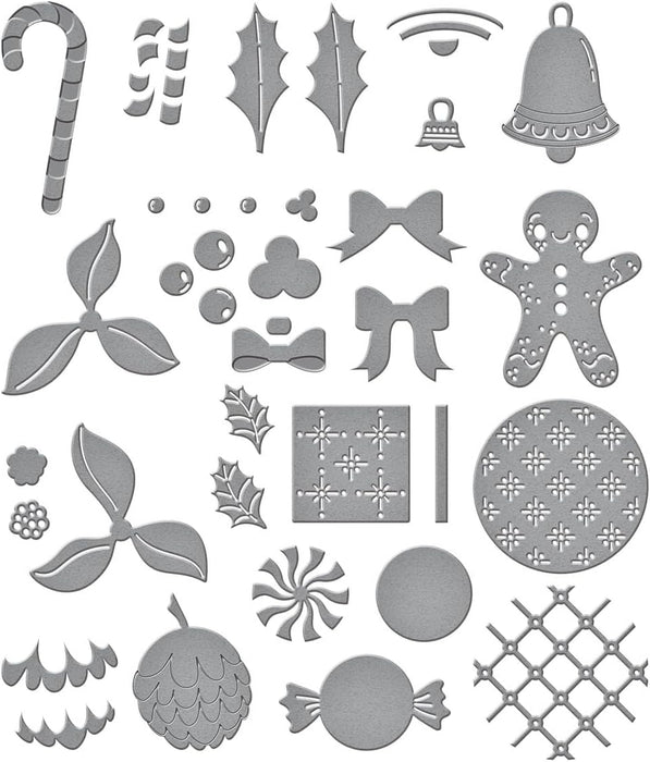 Spellbinders - Christmas Wonder Etched Dies - Envelope of Wonder Collection 26pk