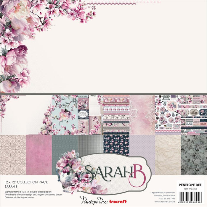 Penelope Dee - Sarah B Collection - 12x12" Paper Pack