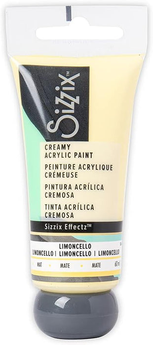 Sizzix - Effectz Creamy Matte Acrylic Paint - Limoncello 60ml