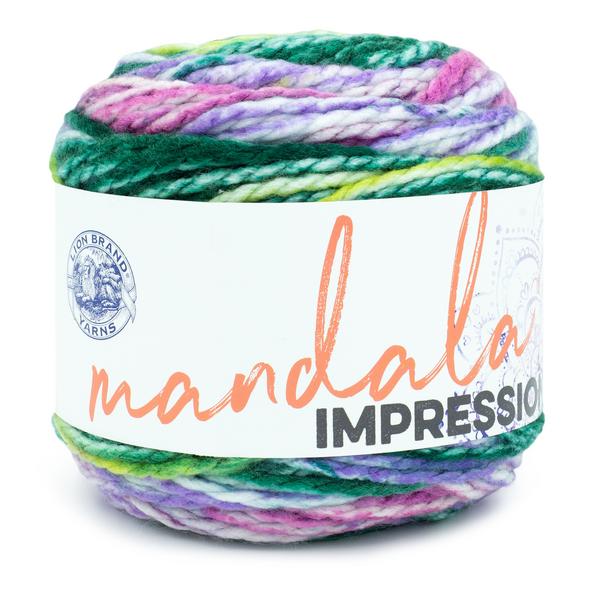 Lion Brand Mandala Impressions Yarn-Mermaid Sirene