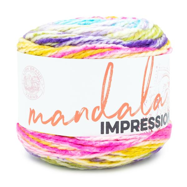 Lion Brand Mandala Impressions Yarn-Wildflower