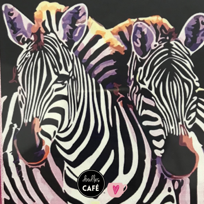 Aquarian Spirit - Diamond Painting - Zebras