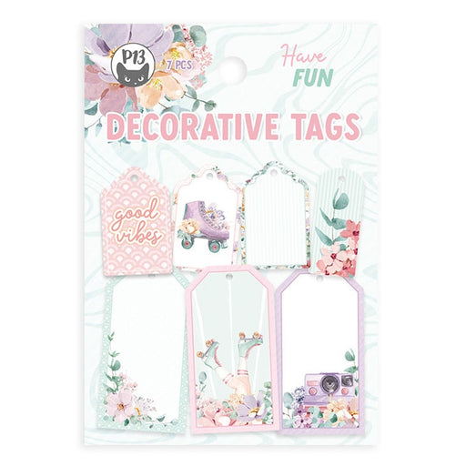 Have Fun Double-Sided Cardstock Tags 7/Pkg-#03