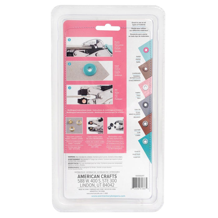 We R - Crop-A-Dile Hole Punch & Eyelet Setter Rose Gold