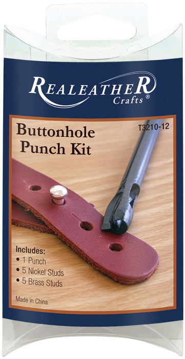 Realeather® Crafts - Buttonhole Punch Set