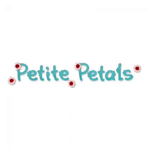 Sizzlits - Decorative Strip Alphabet Die - Petite Petals