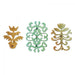 Sizzix - Sizzlits Die Set 3PK - Floral Insignia Set