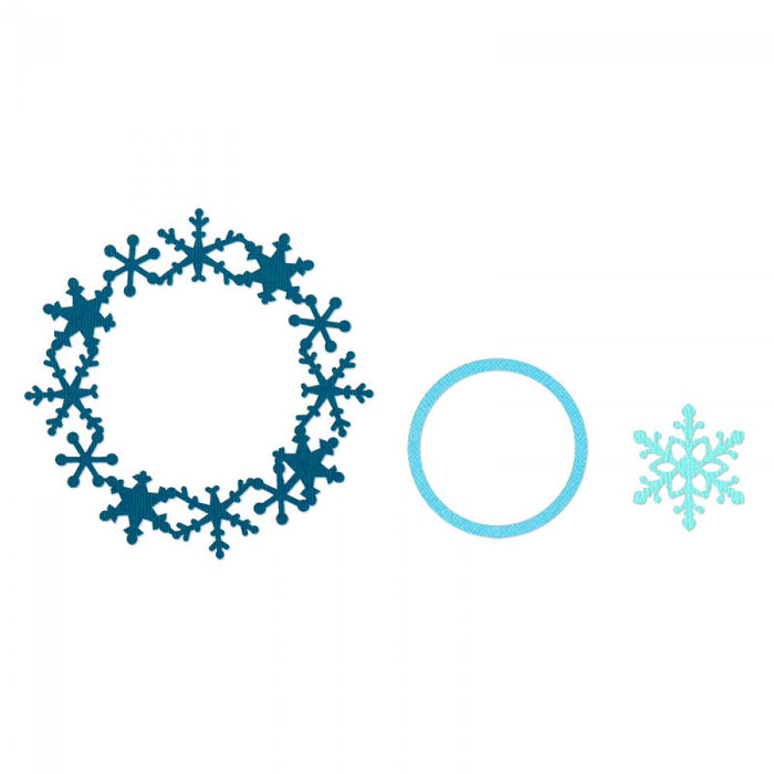 Sizzix - Framelits Die Set 3PK - Frame, Snowflake