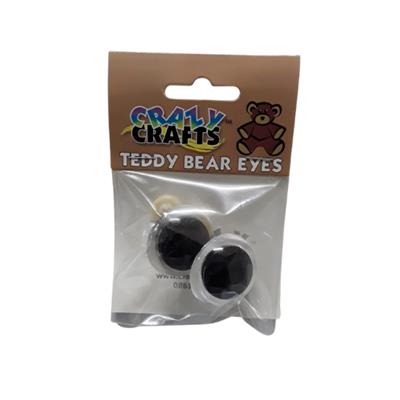 Crazy Crafts - Teddy Bear Eyes - 35mm - 2pieces