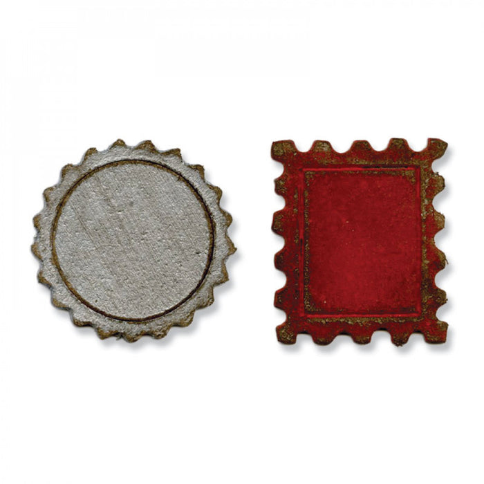 Sizzix - Tim Holtz - Mini Bottle Cap & Stamp