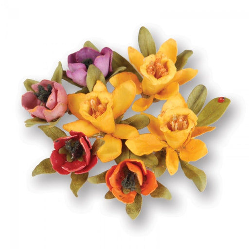 Sizzix - Thinlits Die Set 9PK - Flower, Spring Bouquet