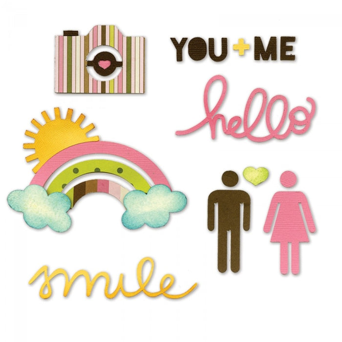 Sizzix - Thinlits Die Set 7PK - You & Me