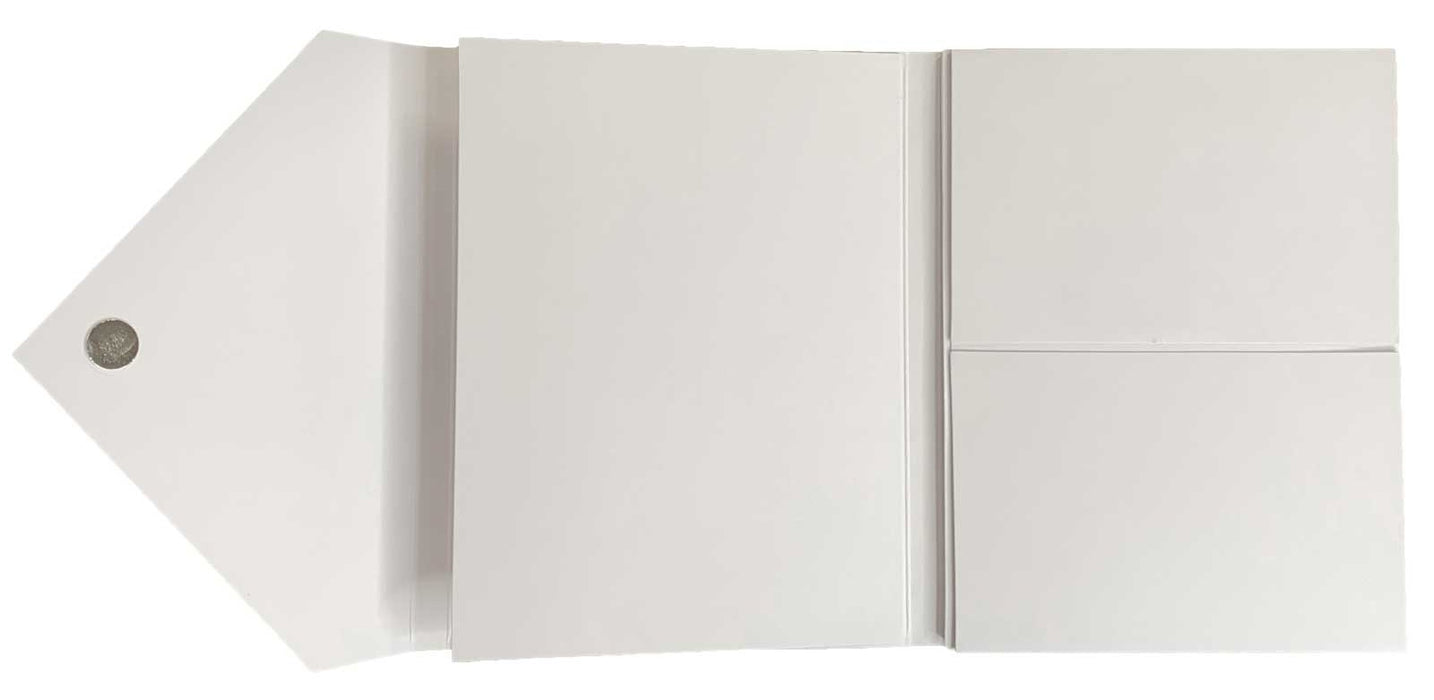 49 And Market Foundations Envelope Gatefold Flip Folio-White