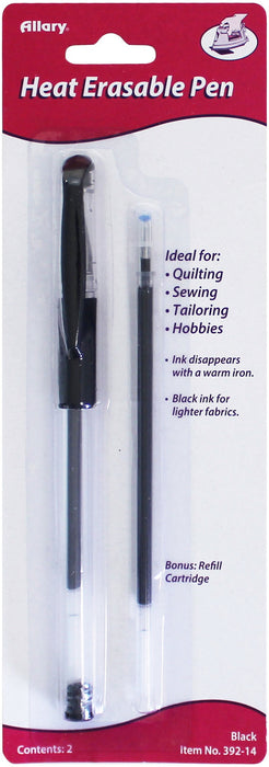 Allary Heat Erasable Pen-Black