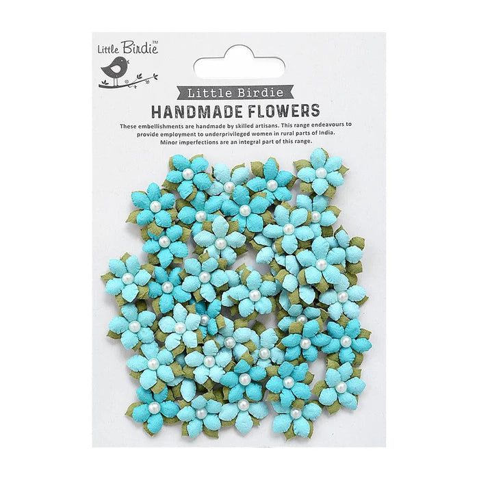 Little Birdie Elira Paper Flowers 40/Pkg-Song Of The Sea