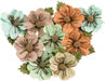 Little Birdie Wendy Paper Flowers 9/Pkg-Woodland Stories