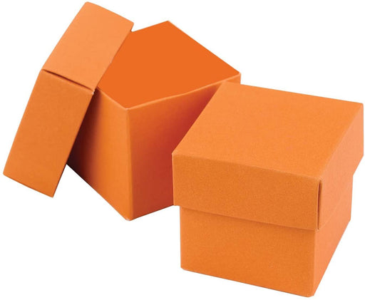 Hortense B. Hewitt - Two-piece Square Favor Box - Orange - 25 Boxes
