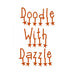 Sizzix - Sizzlits Alphabet Set 9 Dies - Doodle with Dazzle