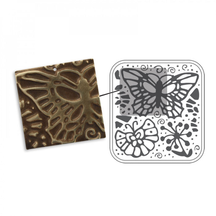 Sizzix - DecoEmboss Die - Butterfly Swirls