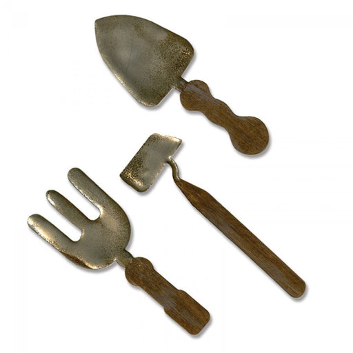 Sizzix - Sizzlits Die Set 3PK - Gardening Tools Set