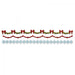 Sizzix - Sizzlits Decorative Strip Die - Holly, Beaded & Snowflake Garland