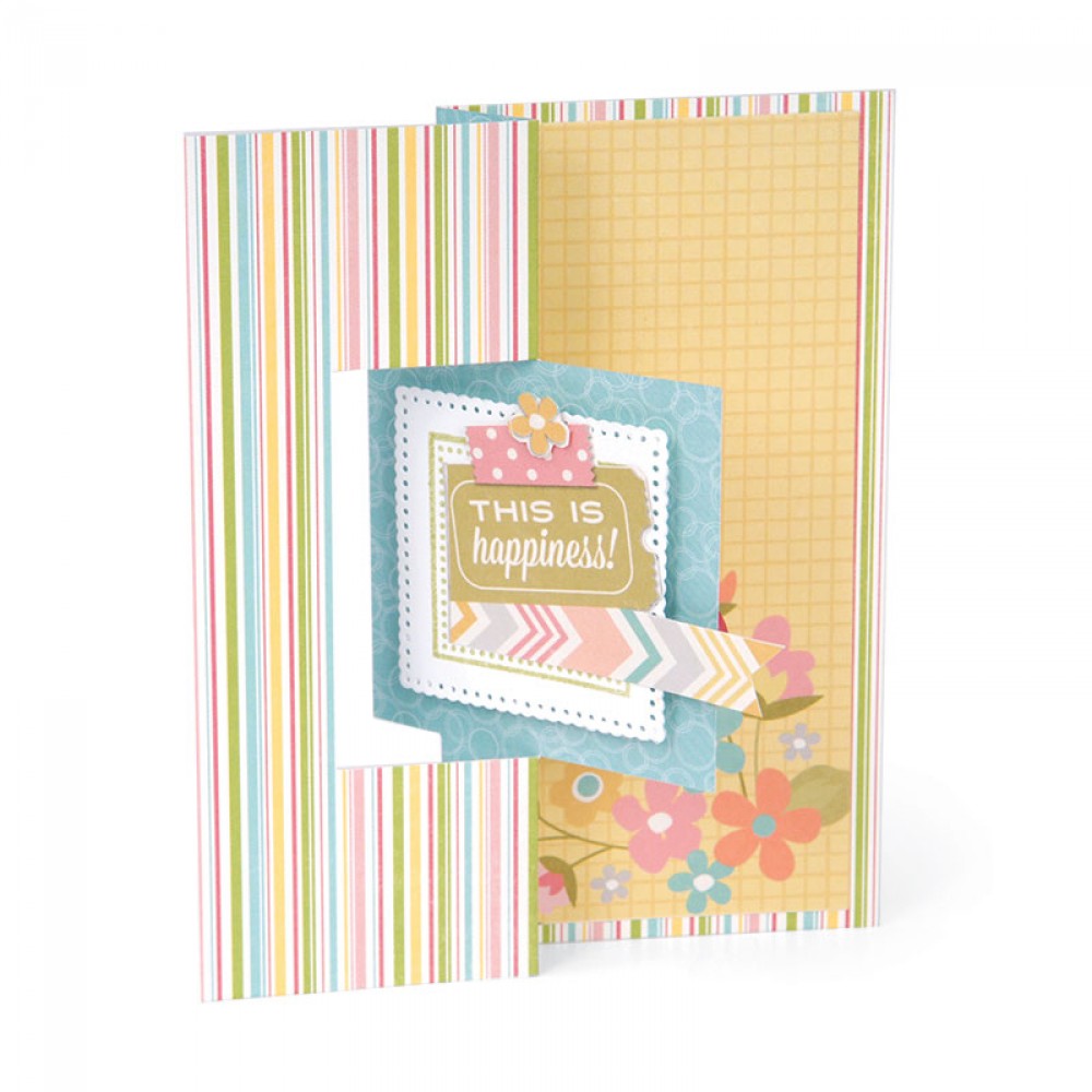 Sizzix - Framelits Die Set 12PK - Card, Square Flip-its #2 — Scrap
