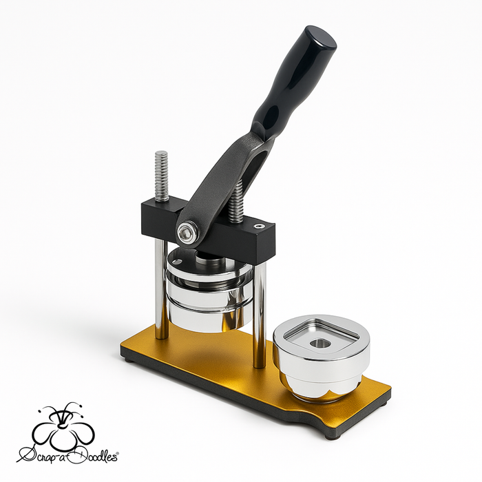 Fridge Magnet and Badge Machine with Cutter - 50mm x 50mm Plus Extra Refills