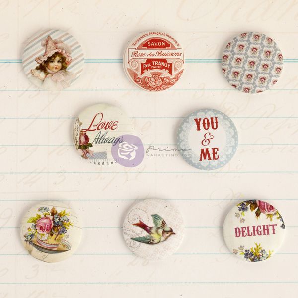 Prima Marketing - Flair Buttons - Delight