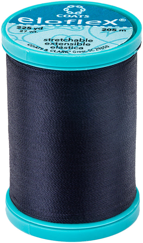 Coats Eloflex Stretch Thread 225yd-Navy