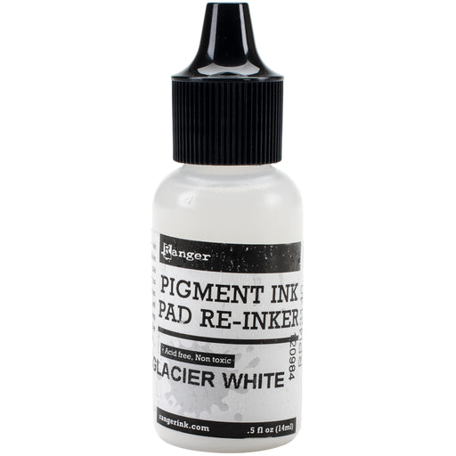 Ranger Pigment Pad Reinker .5oz-Glacier White