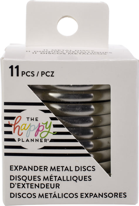 Happy Planner Metal Expander (BIG) Discs 1.75" 11/Pkg-Silver