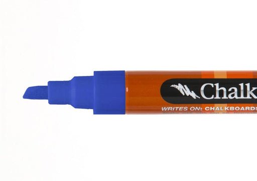 Chalk Ink - Pacific Blue Chisel Tip Wet Wipe Marker - 6mm