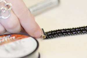 Slide Connector 1 in / 26 mm, Lobster Extension Clasp 2 in / 5.08 cm, Silver Plated Electrophoretic Coating, 1 set