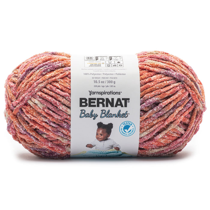 Bernat Baby Blanket Big Ball Yarn-Adobe