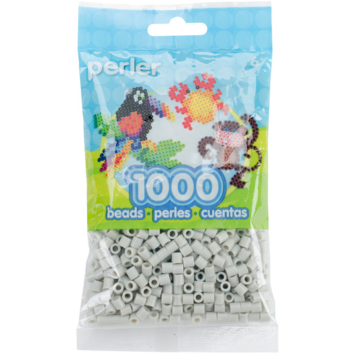 Perler Beads 1,000/Pkg-Light Grey