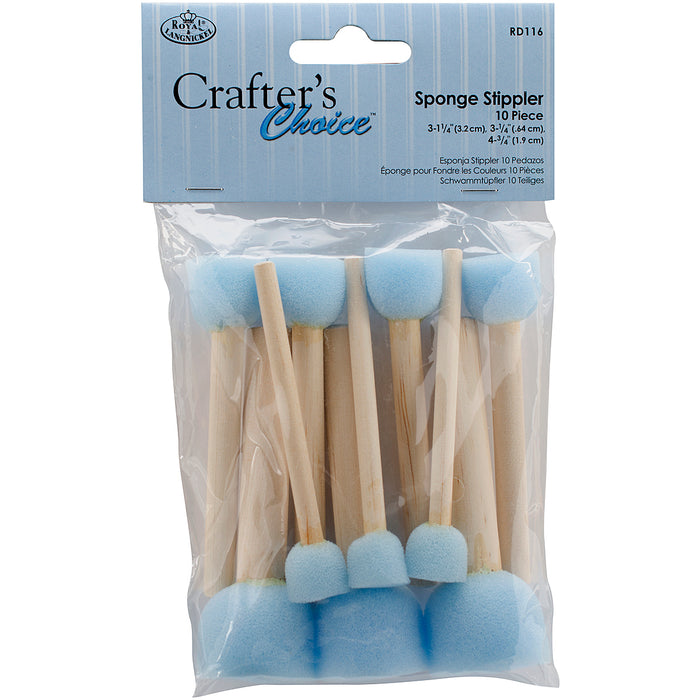 Sponge Stippler Set-10/Pkg