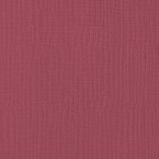 American Crafts - 12"x12" Textured Cardstock - Pomegranate (1sheets)