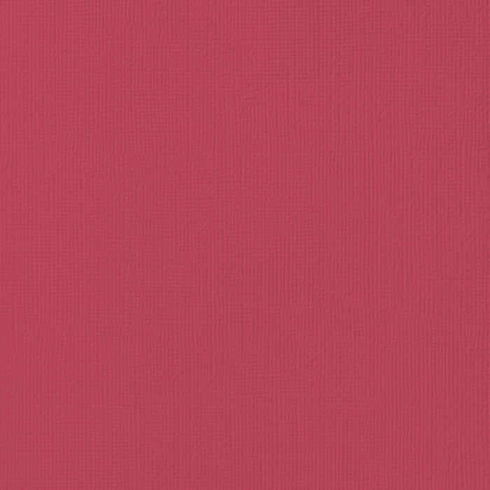 American Crafts - 12"x12" Textured Cardstock - Crimson (1 sheets)