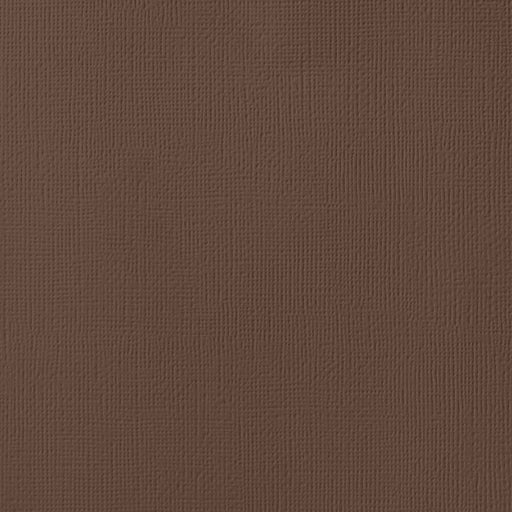 American Crafts - 12'x12" Textured Cardstock - Chestnut (1sheets)